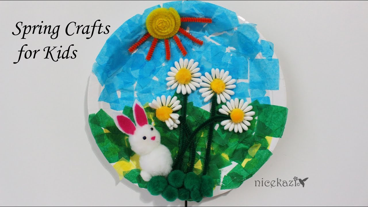 Springtime Crafts For Toddlers
 How to make Spring Crafts for Kids Cute Bunny kids craft