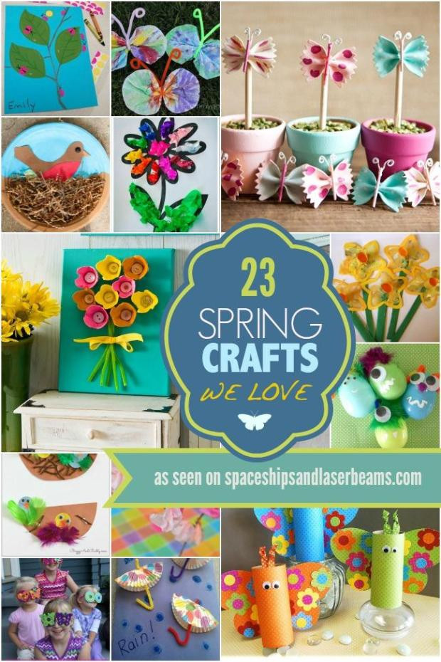 Springtime Crafts For Toddlers
 23 Spring Crafts We Love Spaceships and Laser Beams