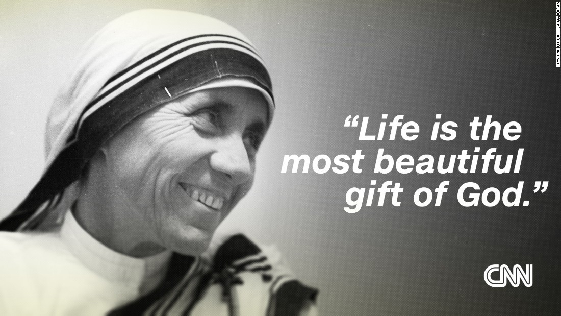 St Mother Teresa Quotes
 Mother Teresa The Saint of the Gutters in her own words