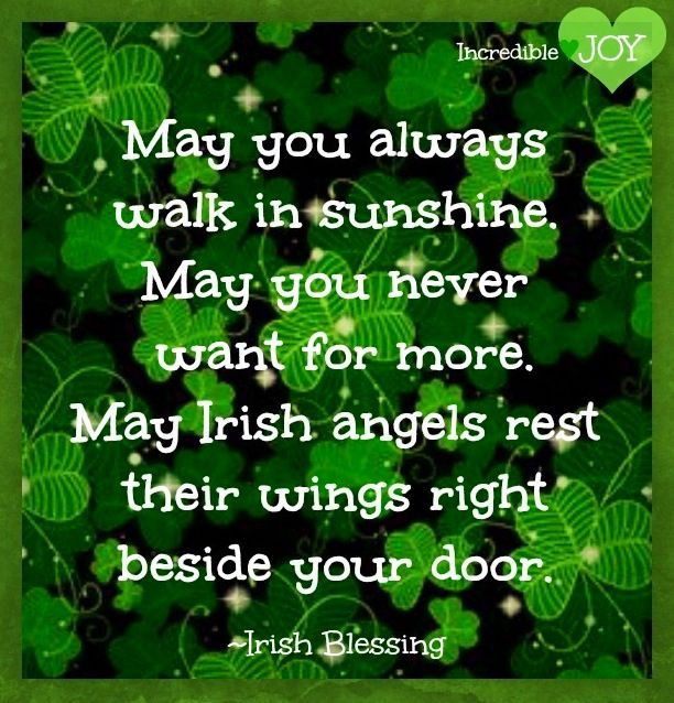 St Patrick Day Quotes Blessings
 Irish st Patrick s day blessings quote via
