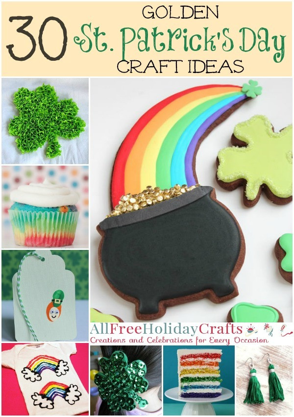 St Patrick's Day Crafts For Adults
 30 Golden St Patrick s Day Craft Ideas