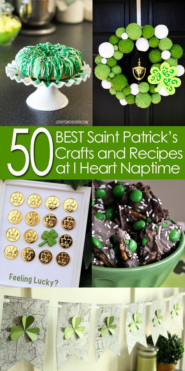St Patrick's Day Meals Ideas
 50 BEST Saint Patrick s Day Crafts and Recipes