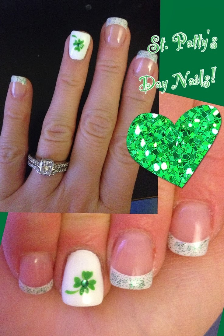 St Patrick's Day Nail Designs
 The Bloomin Couch St Paddy s Day Nails