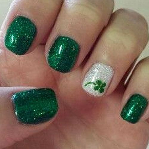 St Patrick's Day Nail Designs
 Pin by Beth on makeup and nail ideas in 2019