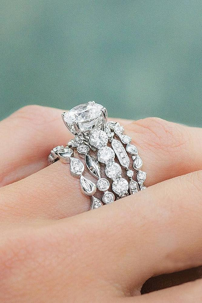 Stackable Wedding Bands
 33 Un monly Beautiful Diamond Wedding Rings