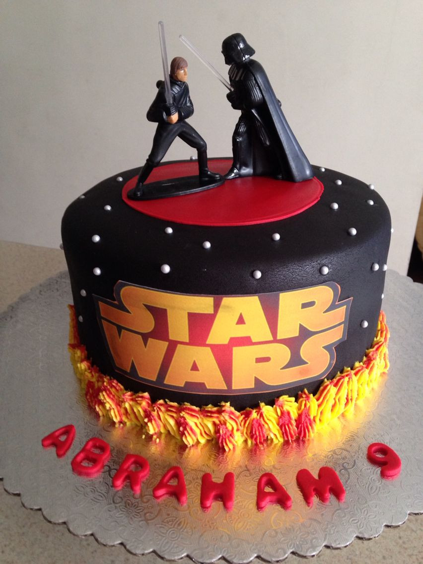 Star Wars Birthday Cake Decorations
 Star wars cake …