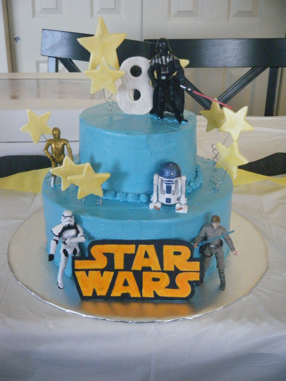 Star Wars Birthday Cake Decorations
 Cakessica Star Wars Birthday Cake