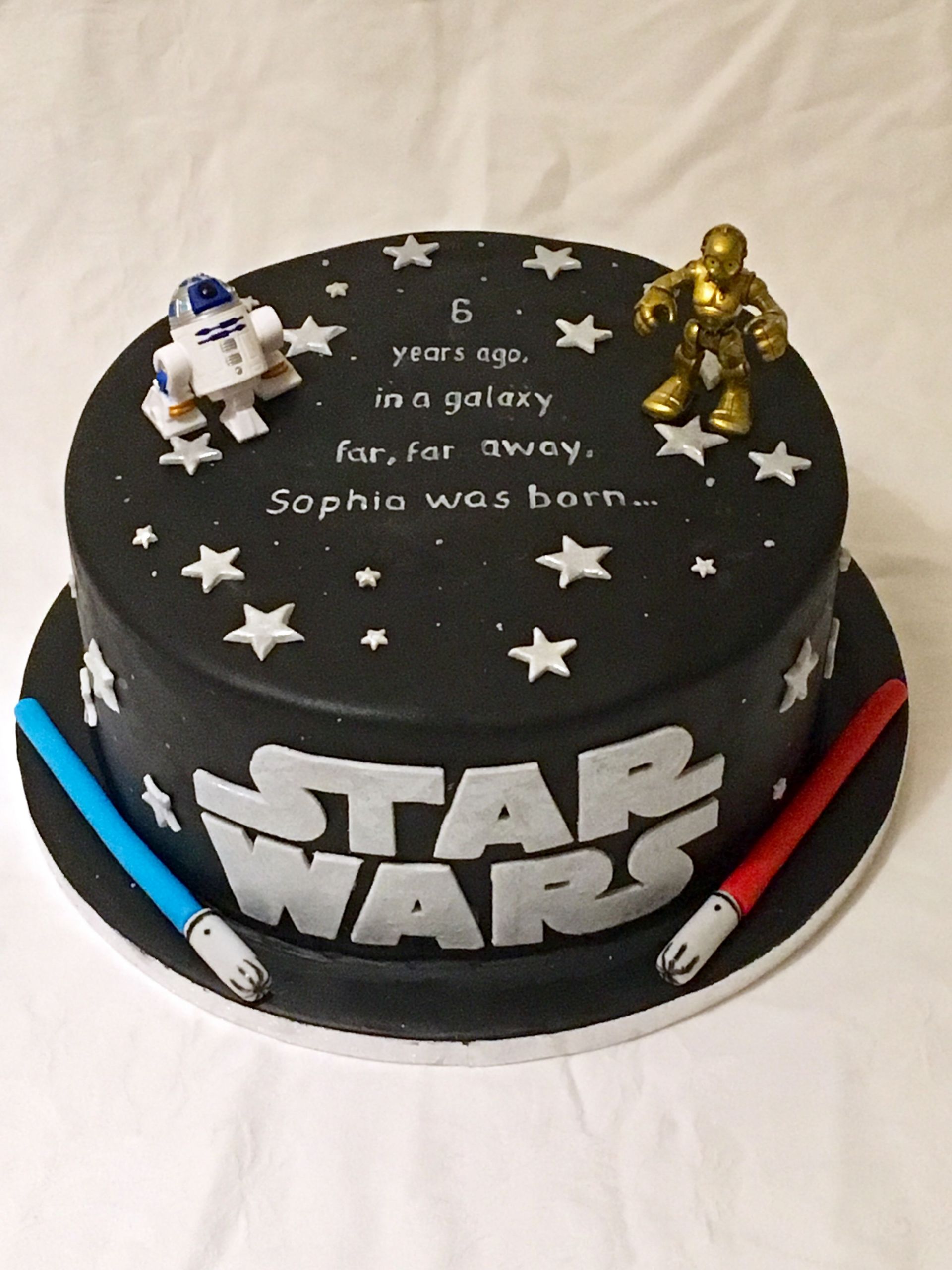 Star Wars Birthday Cake Decorations
 Idea 1 for bday cake also add bb8 in 2019