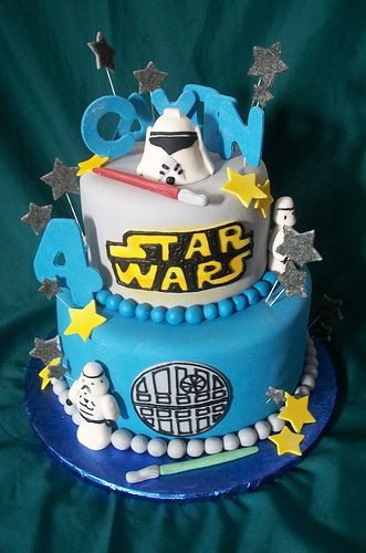 Star Wars Birthday Cake Decorations
 Star Wars cake