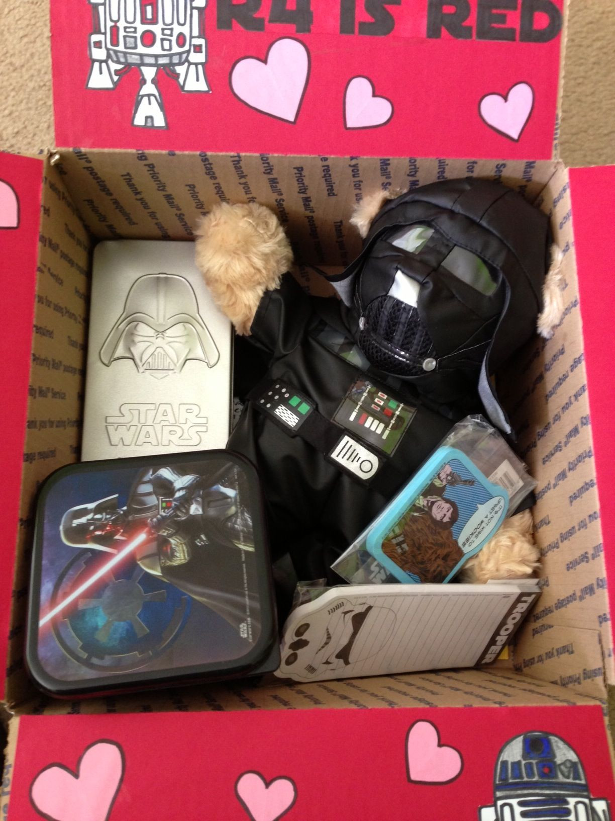 Star Wars Gift Ideas For Boyfriend
 Star Wars Valentine s Day care package Most of the
