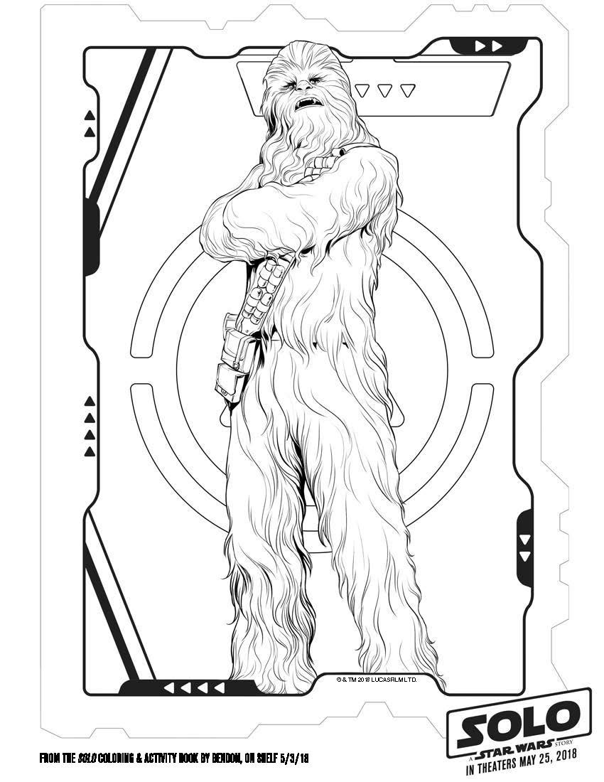 Star Wars Printable Coloring Pages
 SOLO A STAR WARS STORY Coloring Pages and Activity Sheets