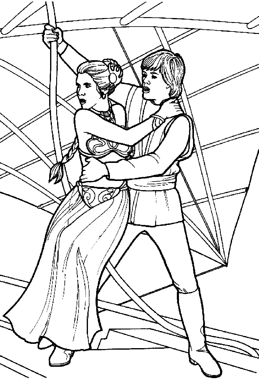 Star Wars Printable Coloring Pages
 Star wars to color for children Star Wars Kids Coloring
