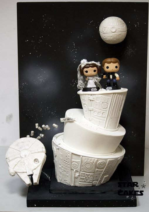 Star Wars Wedding Cake
 Southern Blue Celebrations STAR WARS CAKES
