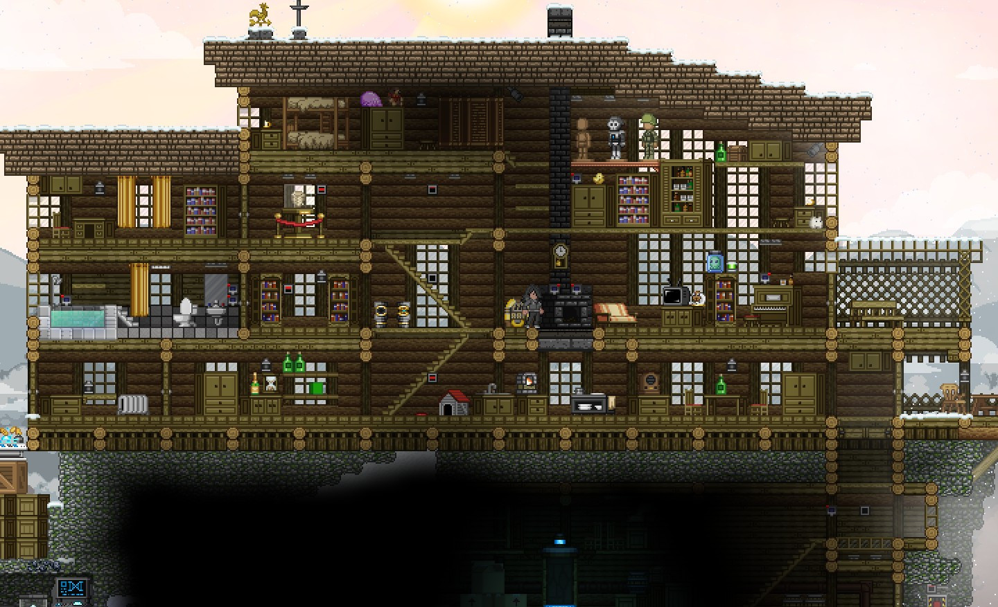 Starbound Kitchen Counter
 Building Ship Show off your house D