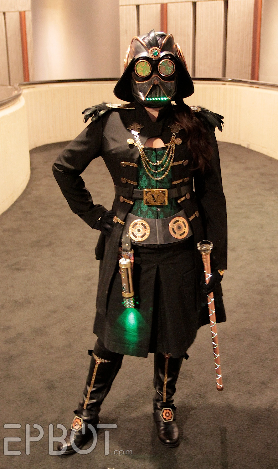 Steampunk Costume DIY
 EPBOT DIY Light Up Copper Cane