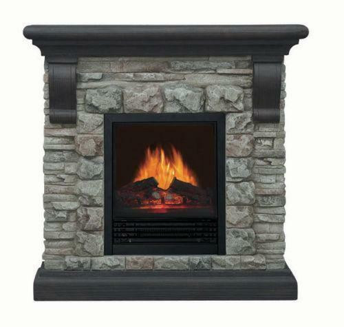 Stone Fireplace Electric
 Stone Electric Fireplace