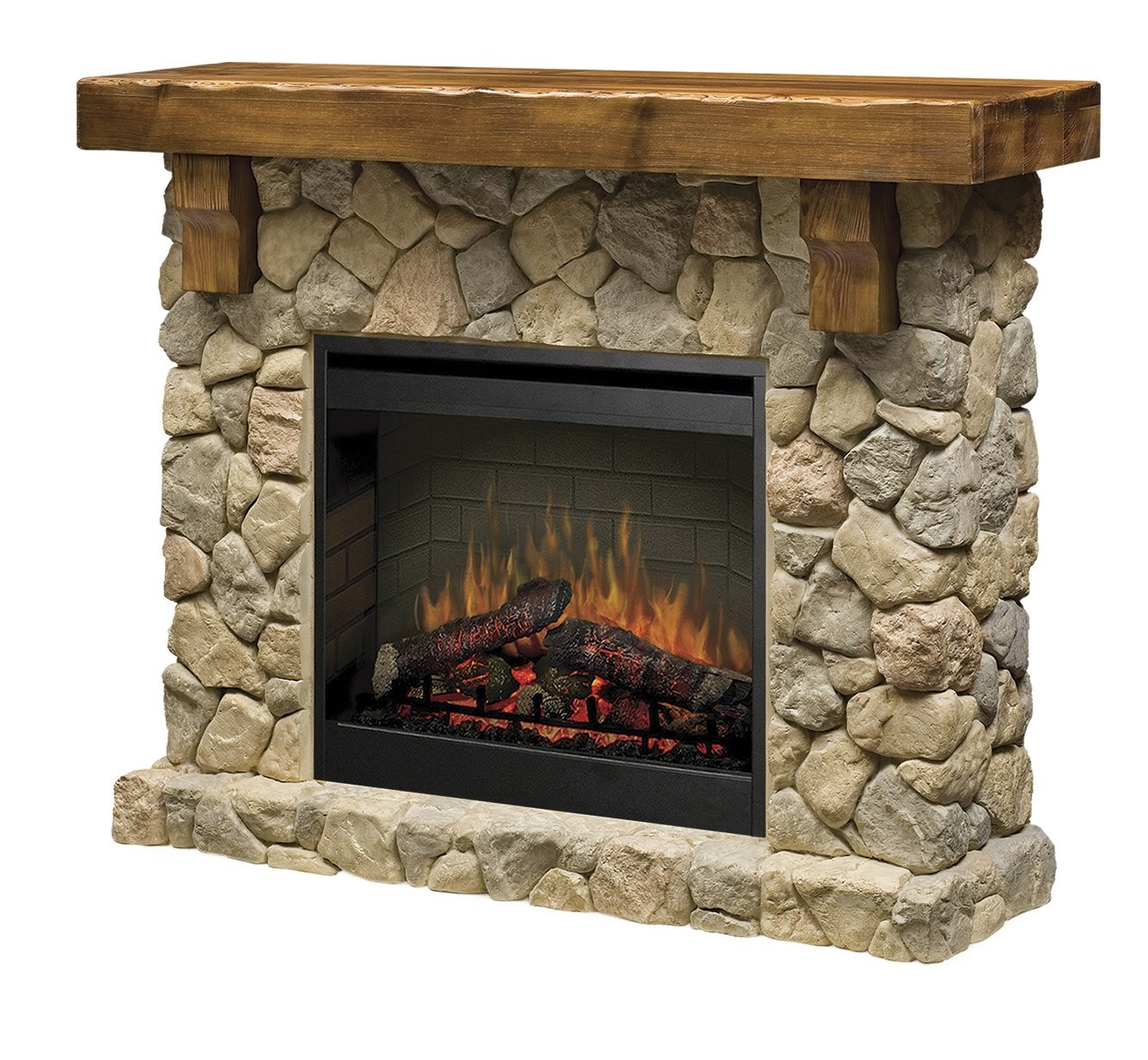 Stone Fireplace Electric
 5 Beautiful Faux Stone Electric Fireplaces
