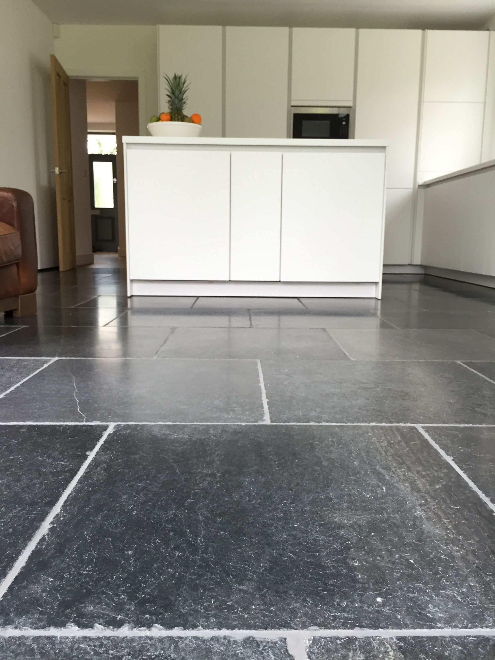 Stone Kitchen Floor Tiles
 Aged bluestone kitchen project plete a contemporary
