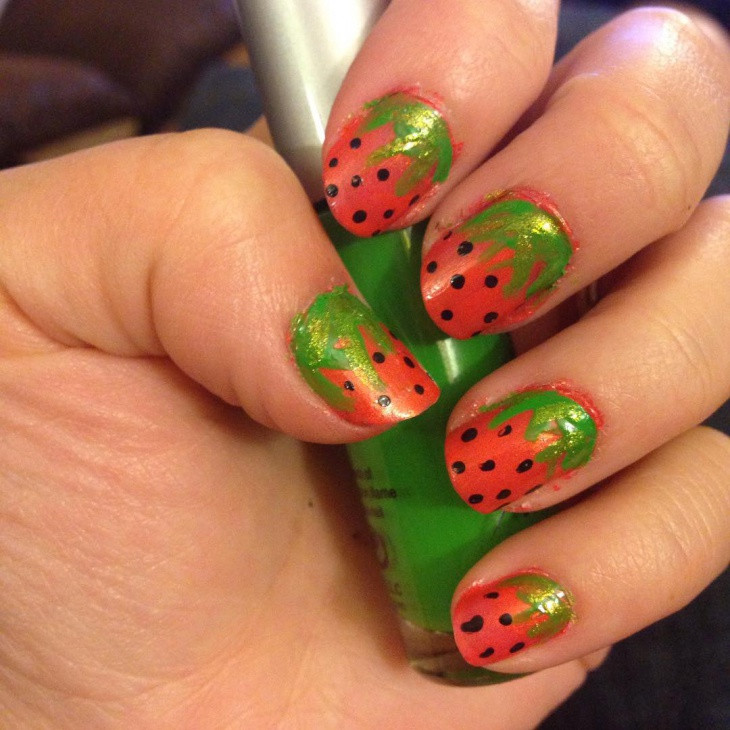Strawberry Nail Designs
 21 Strawberry Nail Art Designs Ideas