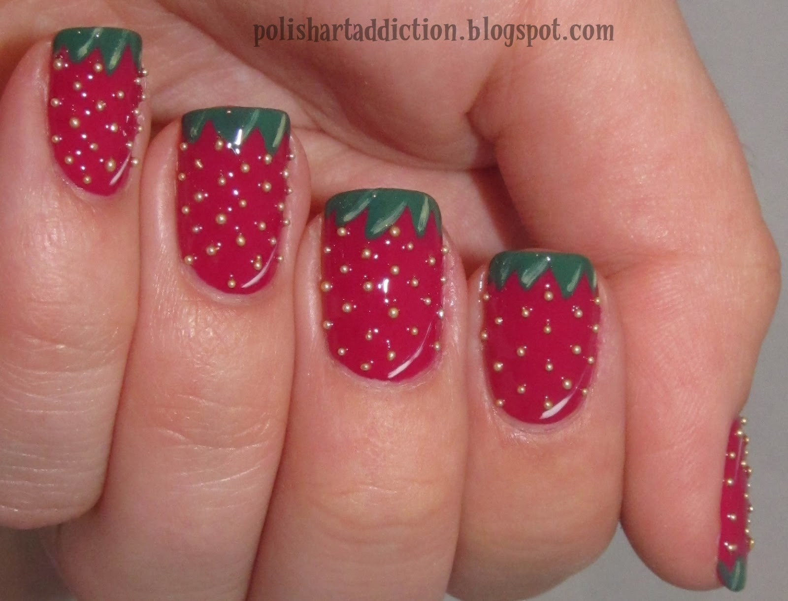 Strawberry Nail Designs
 Strawberry Nail Art