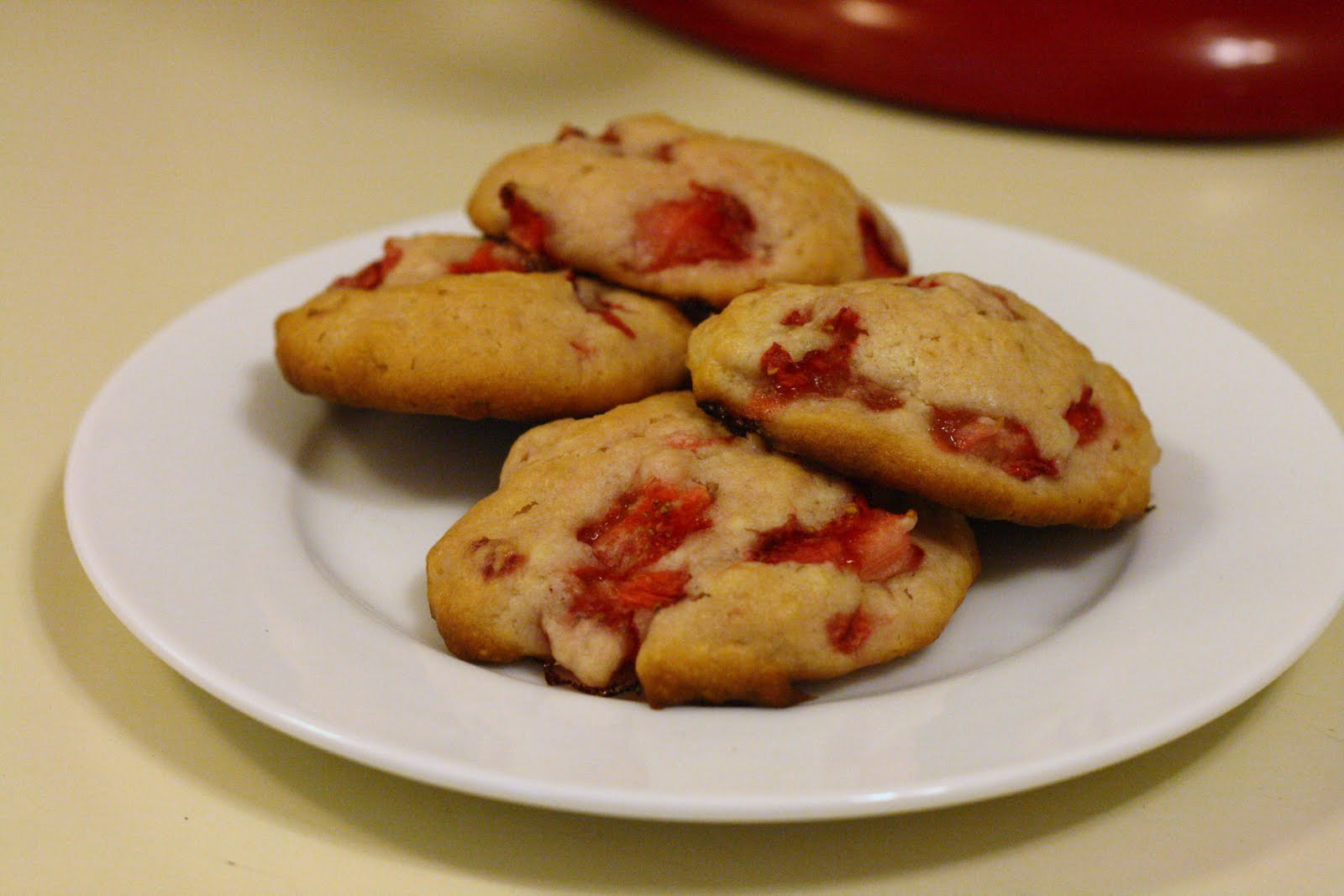 Strawberry Shortbread Cookies
 Laine s Recipe Box Strawberry Shortcake Cookies