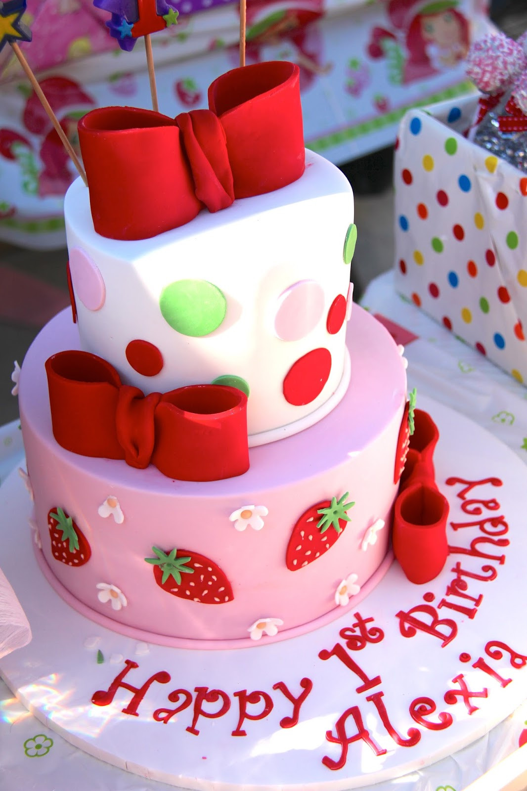Strawberry Shortcake Birthday Cake Recipe
 Party Ideas Strawberry Shortcake Themed Birthday and DIY