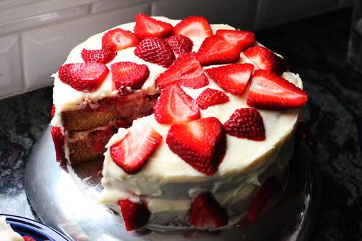 Strawberry Shortcake Birthday Cake Recipe
 The Pioneer Woman s Strawberry Shortcake Cake