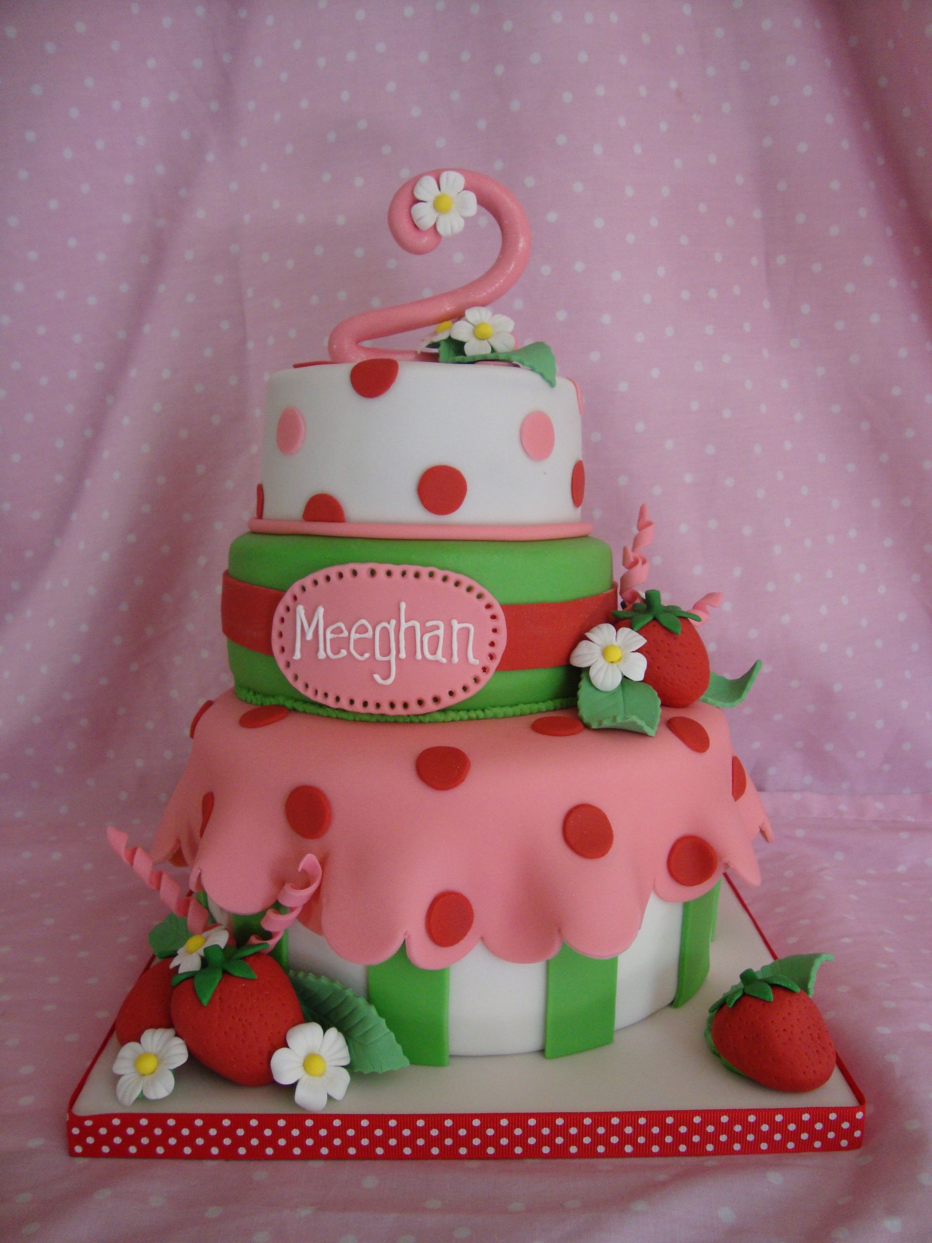 Strawberry Shortcake Birthday Cake Recipe
 Cute Strawberry Shortcake Theme Cake