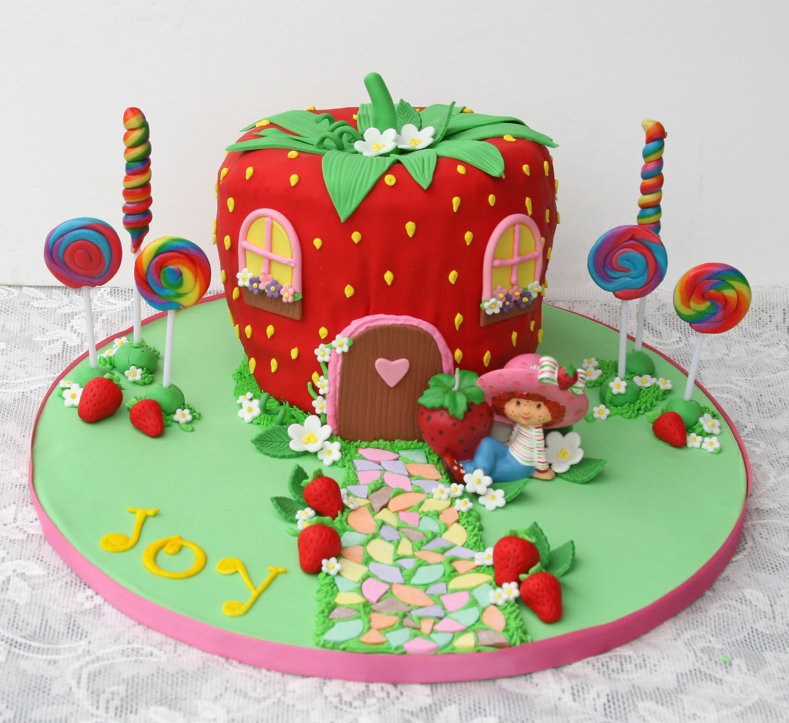 Strawberry Shortcake Birthday Cake Recipe
 My Life in Birthday Cakes Glorious Treats