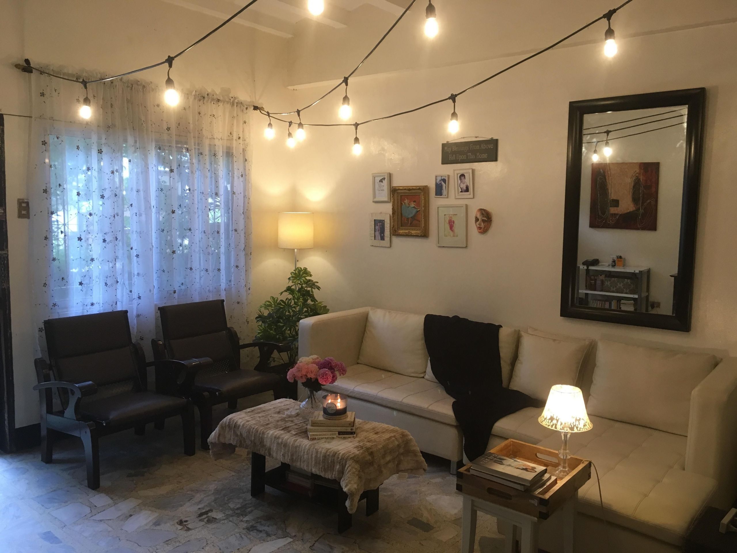 String Lights Living Room
 Pin on interior home ideas modern