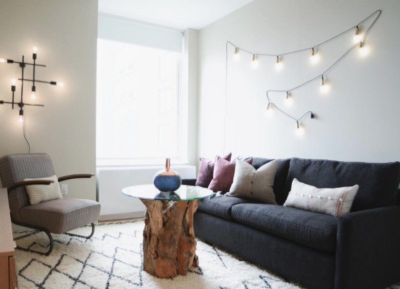 String Lights Living Room
 25 Tumblr Worthy Ways to Decorate with String Lights All