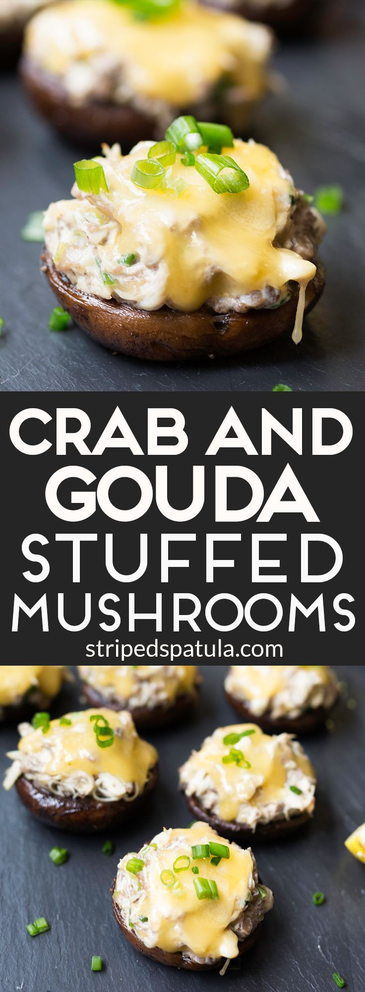 Stuffed Mushroom Ideas
 Crab Stuffed Mushrooms with Gouda Recipe