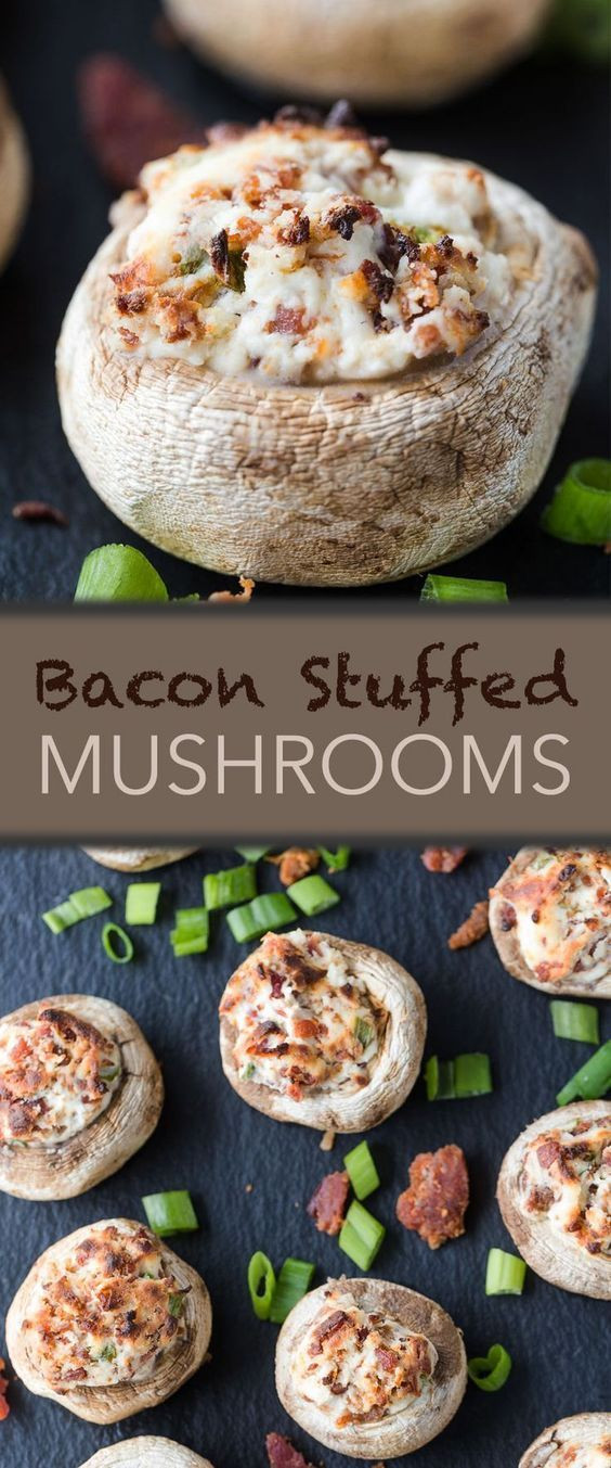 Stuffed Mushroom Ideas
 Bacon Stuffed Mushrooms Appetizer Recipe