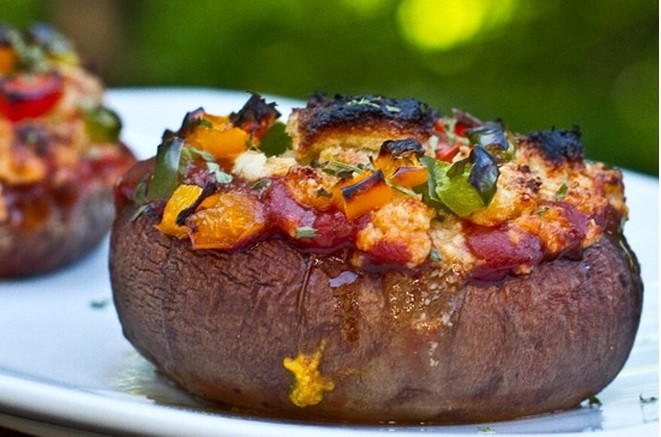 Stuffed Portabella Mushrooms Cheese
 These ridiculously cute and mouth watering Portabella