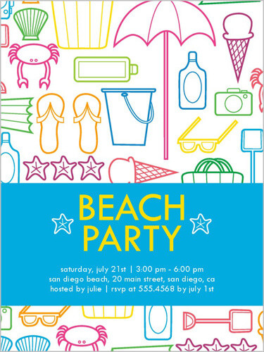 Summer Birthday Party Invitation Ideas
 Summer Party Themes and Ideas