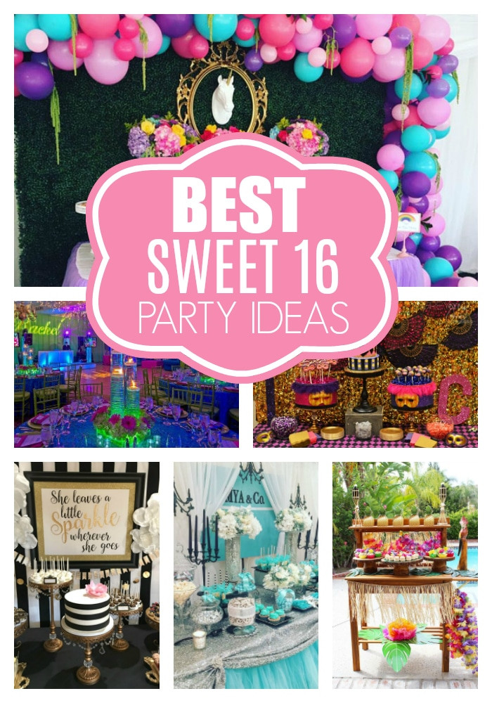 Summer Sweet 16 Party Ideas
 Best Sweet 16 Party Ideas and Themes Pretty My Party