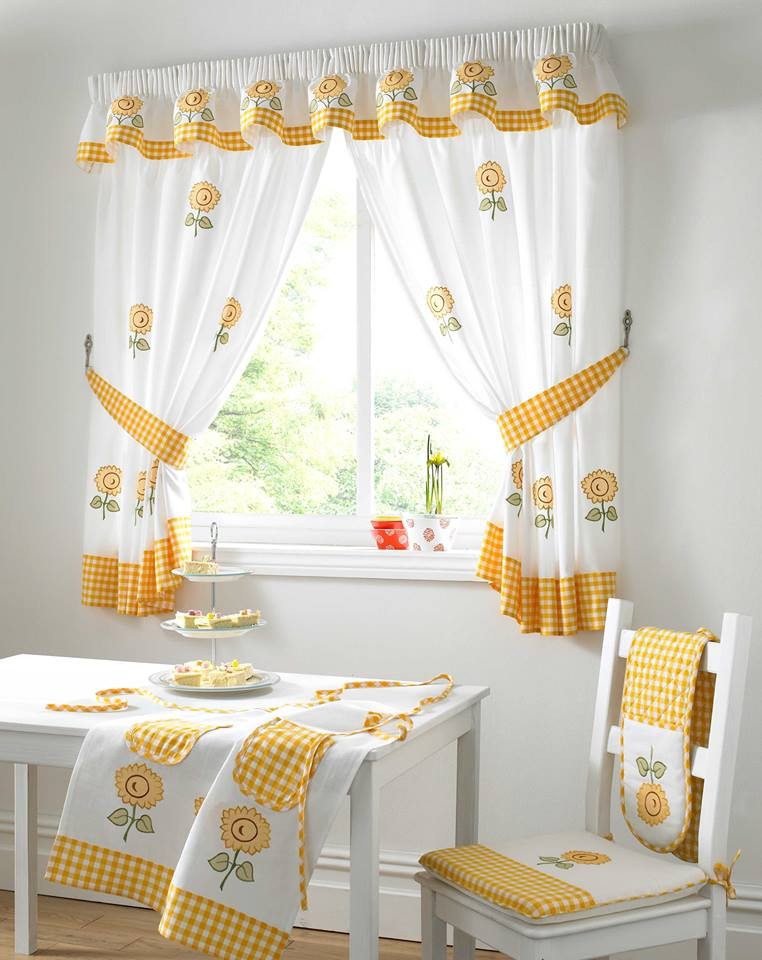 Sunflower Kitchen Curtains
 Textilewise curtains in edinburgh bedding roller blinds