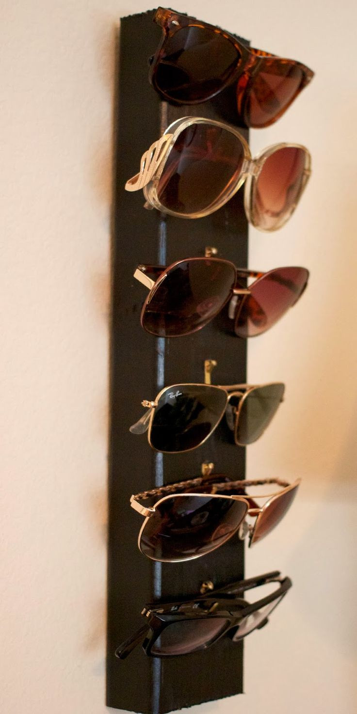 Sunglass Organizer DIY
 1000 images about Sunglass Display and Storage Ideas on