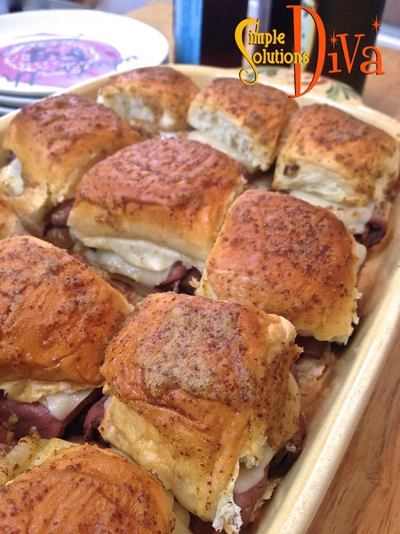 Super Bowl Sliders Recipes
 Roast Beef Sliders For A Crowd Perfect Super Bowl Food