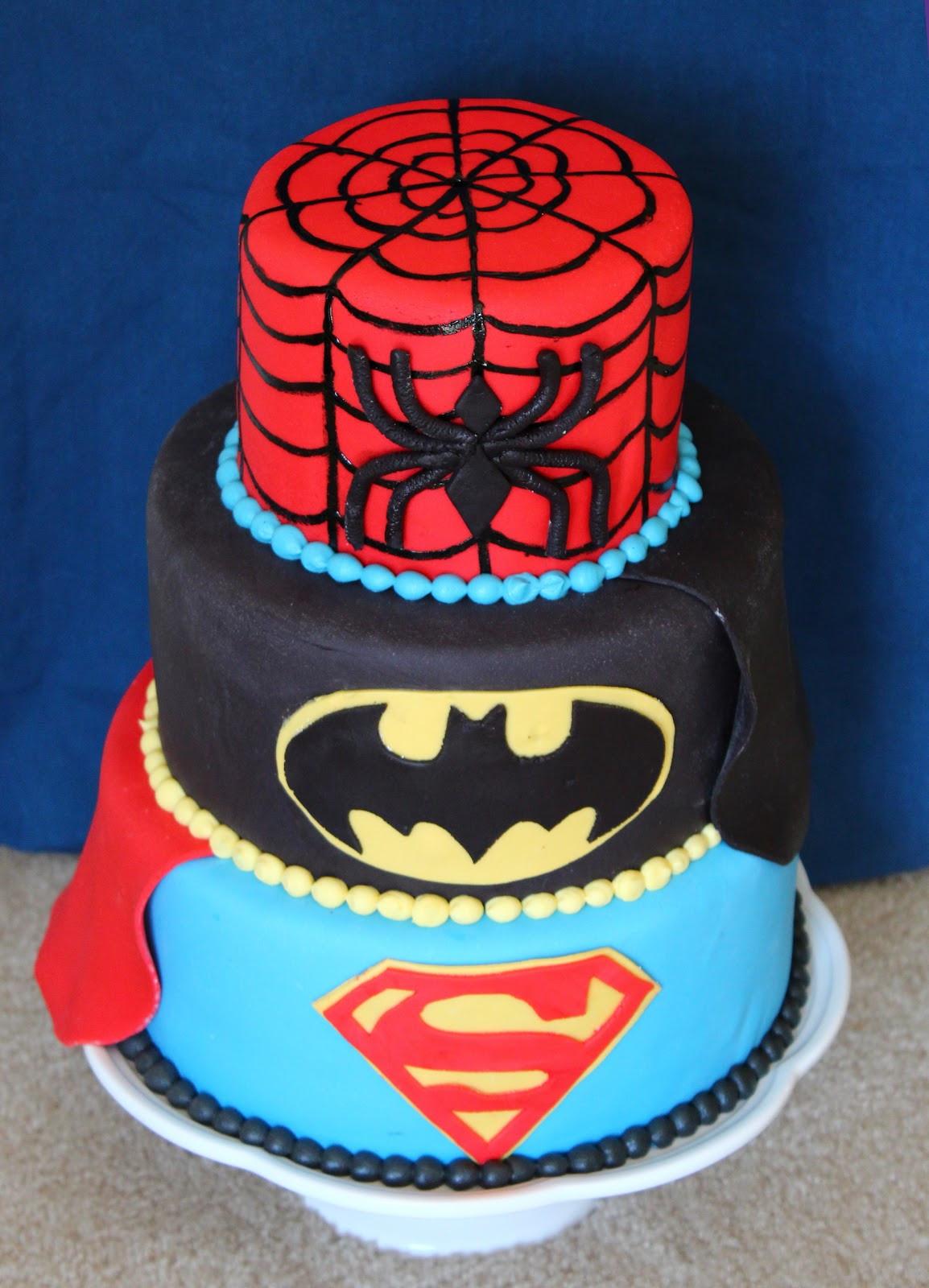 Super Hero Birthday Cake
 Cake Flair Superhero Cake