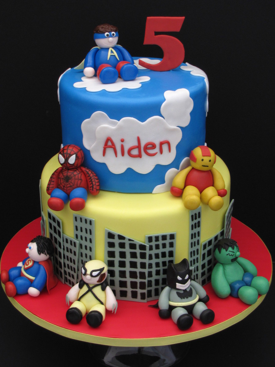 Super Hero Birthday Cake
 Superhero Birthday Cake CakeCentral