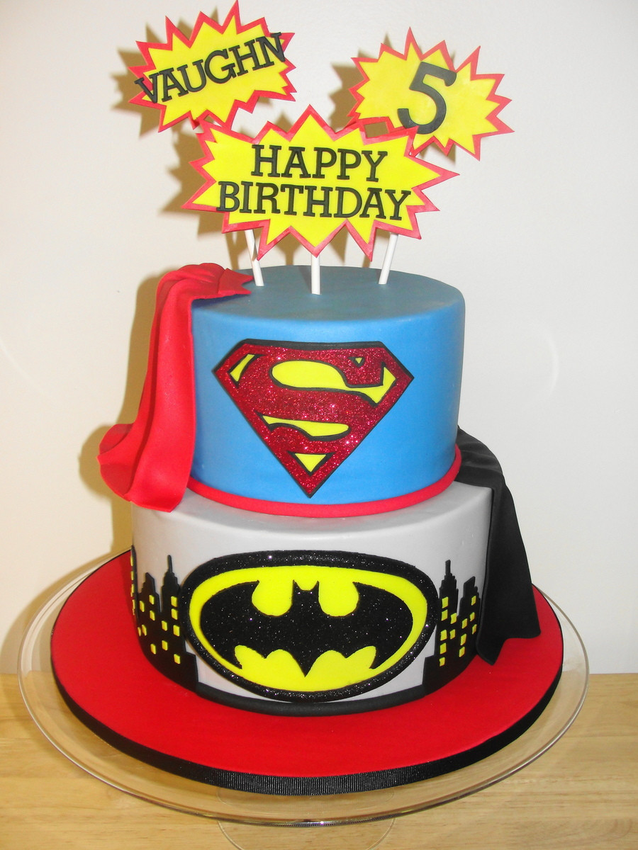 Super Hero Birthday Cake
 Superhero Birthday CakeCentral