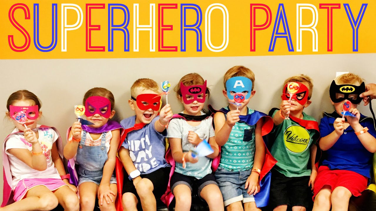 Super Hero Birthday Party
 Superhero Birthday Party Ideas DC ics & Marvel