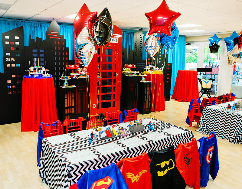 Super Hero Birthday Party
 Amazing "Calling All Superheroes" Birthday Party