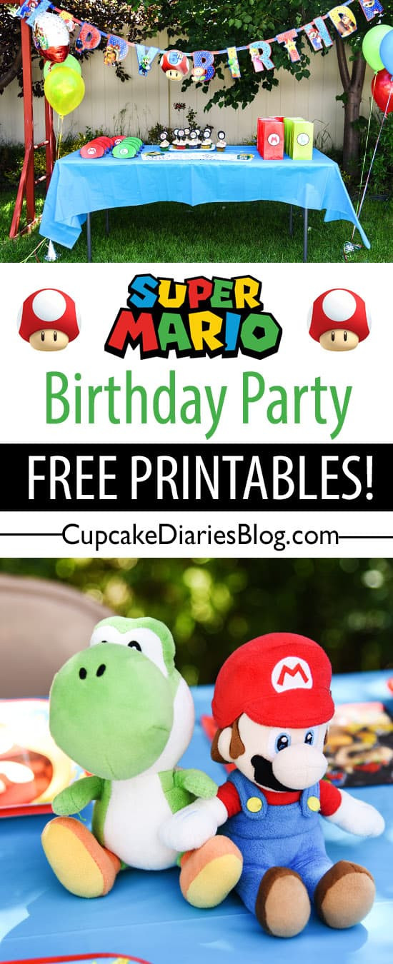 Super Mario Brothers Birthday Party
 Super Mario Bros Birthday Party with Free Printables