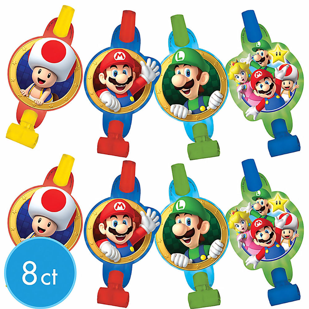 Super Mario Brothers Birthday Party
 Super Mario Brothers Blowouts Birthday Decorations Party