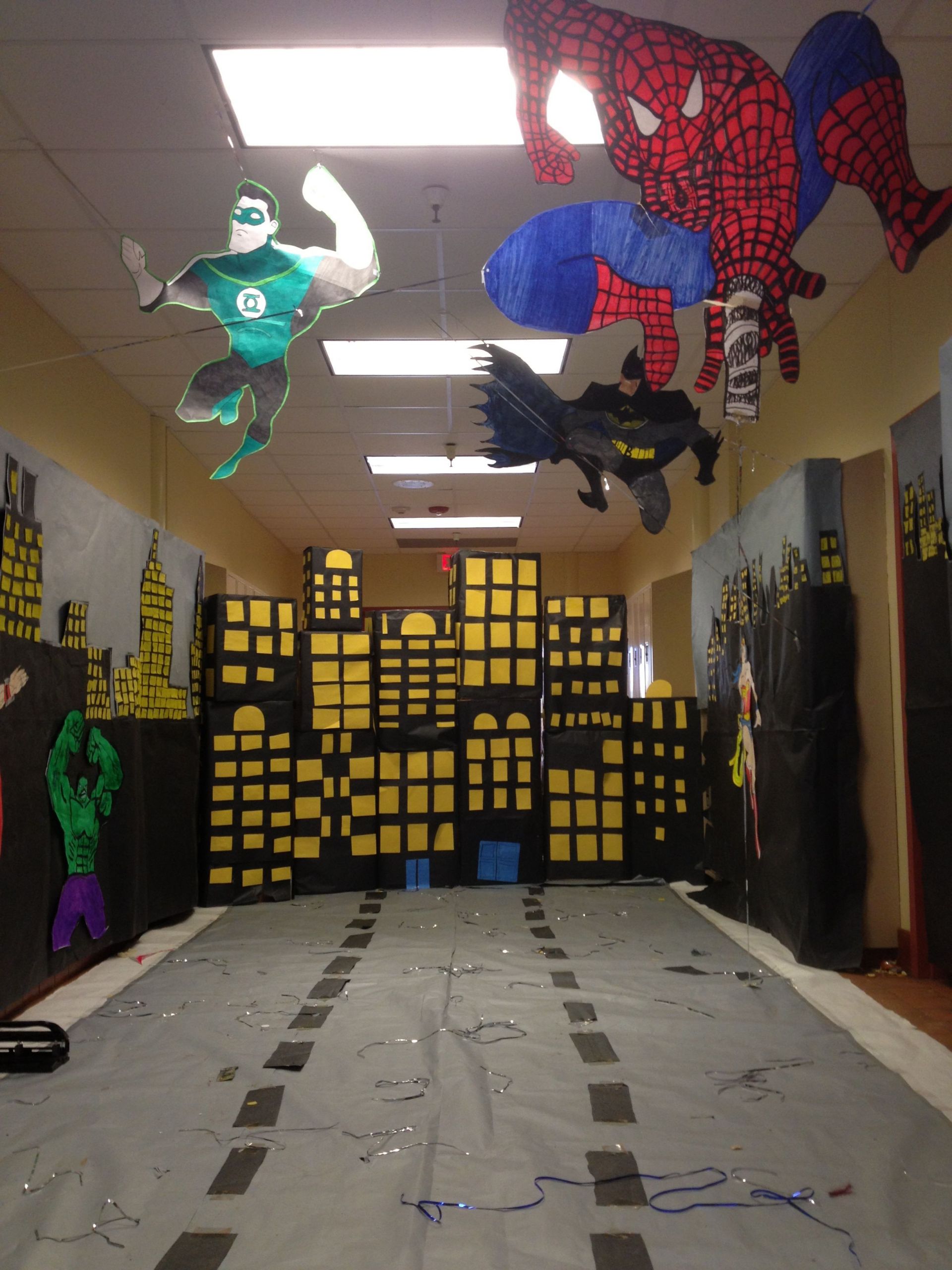 Superhero Halloween Party Ideas
 Hopi High School Home ing 2013 hallway decoration