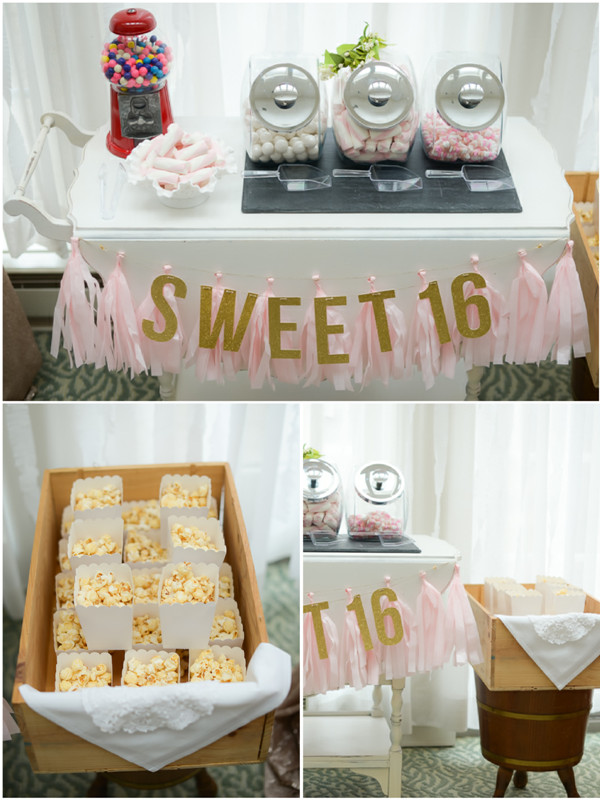 Sweet 16 Birthday Party Decorations
 A Sweet 16 Birthday Party Ideas & Printables Party Ideas