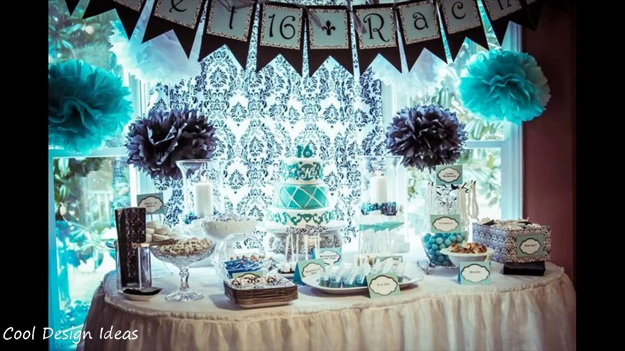 Sweet 16 Birthday Party Decorations
 DIY Sweet 16 Party Decorations Ideas