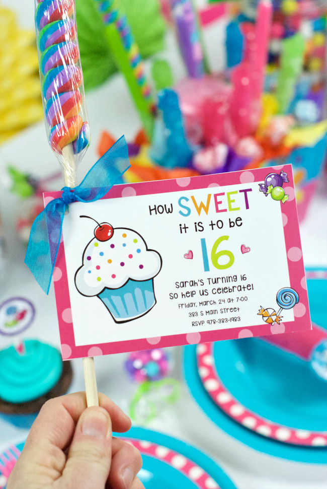 Sweet 16 Birthday Party Decorations
 Sweet 16 Birthday Party Ideas Throw a Candy Themed Party